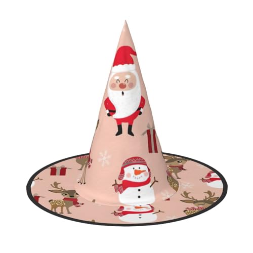 WenDang Niedlicher Weihnachtshut, Halloween, lustig, Partyhut, Kostüm, Ball, Cosplay, Karneval, DIY-Dekoration (2 Stück) von WenDang