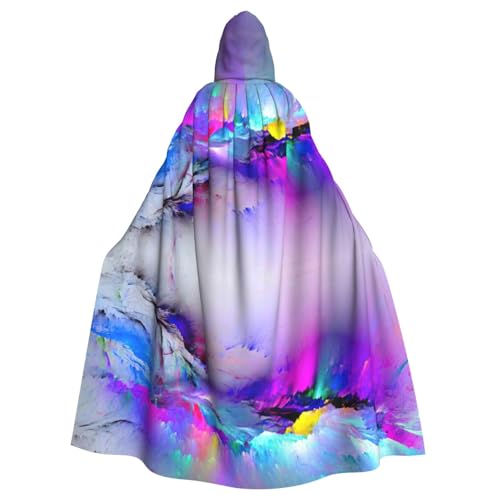 WenDang Northern Lights Painting Print Halloween Adult Hooded Cloak Cape Parties Carnivals Cosplay Costumes Adult Decoration Cape WenDang Northern Lights Painting Print Halloween Adult Hooded Cloak Cape Parties Carnivals Cosplay Costumes Adult Decoration Cape von WenDang