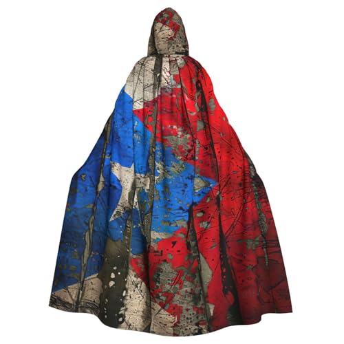 WenDang Puerto Rico Tapeten-Flaggen-Druck, Halloween, Erwachsene, Kapuzenumhang, Umhang, Partys, Karneval, Cosplay, Kostüme, Erwachsenendekoration, Umhang WenDang Puerto Rico Tapeten-Flaggen-Druck, Halloween, Erwachsene, Kapuzenumhang, Umhang, Partys, Karneval, Cosplay, Kostüme, Erwachsenendekoration, Umhang von WenDang