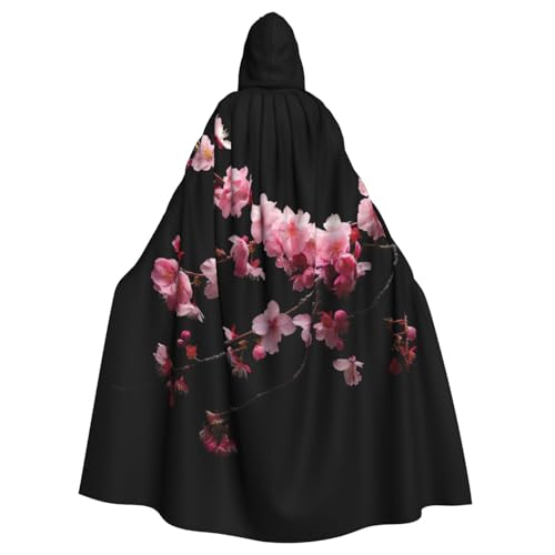 WenDang Umhang mit japanischem Kirschblumen-Aufdruck, Halloween, Erwachsenen-Kapuzenumhang, Partys, Karneval, Cosplay, Kostüme, Erwachsenen-Dekoration, Umhang WenDang Umhang mit japanischem Kirschblumen-Aufdruck, Halloween, Erwachsenen-Kapuzenumhang, Partys, Karneval, Cosplay, Kostüme, Erwachsenen-Dekoration, Umhang von WenDang