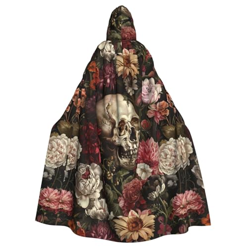 WenDang Uni Kapuzenumhang mit Blumenmuster für Erwachsene, eleganter Halloween-Kapuzenumhang, bequemer langer Kapuzenumhang WenDang Uni Kapuzenumhang mit Blumenmuster für Erwachsene, eleganter Halloween-Kapuzenumhang, bequemer langer Kapuzenumhang von WenDang