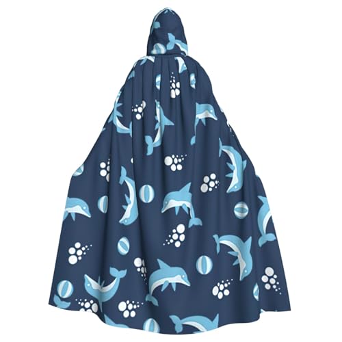 WenDang Uni Kapuzenumhang mit Delfinbällen für Erwachsene, eleganter Halloween-Kapuzenumhang, bequemer langer Kapuzenumhang WenDang Uni Kapuzenumhang mit Delfinbällen für Erwachsene, eleganter Halloween-Kapuzenumhang, bequemer langer Kapuzenumhang von WenDang