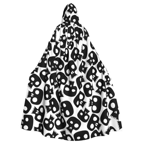 WenDang Uni Kapuzenumhang mit Totenköpfen für Erwachsene, eleganter Halloween-Kapuzenumhang, bequemer langer Kapuzenumhang WenDang Uni Kapuzenumhang mit Totenköpfen für Erwachsene, eleganter Halloween-Kapuzenumhang, bequemer langer Kapuzenumhang von WenDang