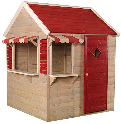 Wendi Toys M16R Stelzenhaus Kinder Outdoor Holz, FSC-Zertifiziert, 120x120x155 cm, Rot – Spielhaus Kinder Outdoor Holz, Gartenhaus Kinder Draußen für Gartenaktivitäten, 3-7 Jahre Kinderhaus Wendi Toys M16R Stelzenhaus Kinder Outdoor Holz, FSC-Zertifiziert, 120x120x155 cm, Rot – Spielhaus Kinder Outdoor Holz, Gartenhaus Kinder Draußen für Gartenaktivitäten, 3-7 Jahre Kinderhaus von Wendi Toys