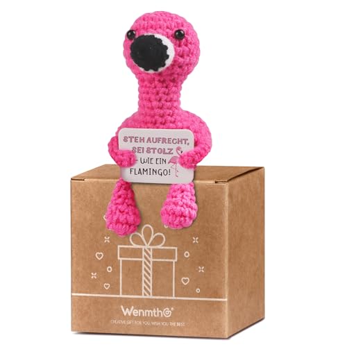 WenmthG Pocket Hug Flamingo Glücksbringer Deutsch Dankeschön Geschenke für Freund Kollegin Frauen Männer, Gestrickte Flamingo Anti Stress Geschenke Positive Kartoffel Deutsch Ersatz - 1 St WenmthG Pocket Hug Flamingo Glücksbringer Deutsch Dankeschön Geschenke für Freund Kollegin Frauen Männer, Gestrickte Flamingo Anti Stress Geschenke Positive Kartoffel Deutsch Ersatz - 1 St von WenmthG