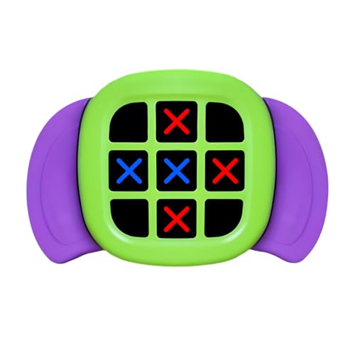 Elektronisches Tic-Tac Toe-Spiel, Digitales Tic-Tac Toe-Spiel, Montessori Spielzeug Fidget Toys, klassisch Brettspiele für 3+ Jährige Jungs Mädchen Erwachsene Geschenke für Unterwegs, lila von Wenosda