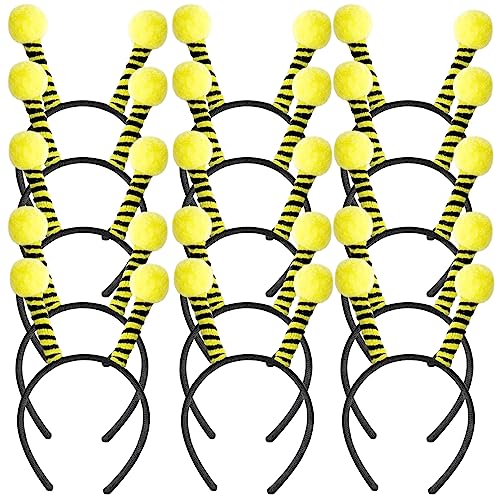 Wensdr 15 Stück Party-Bienen-Tentakel-Kopfbedeckung, niedliche Haarbänder für Mädchen, Party-Bienen-Dekoration, Stirnband Wensdr 15 Stück Party-Bienen-Tentakel-Kopfbedeckung, niedliche Haarbänder für Mädchen, Party-Bienen-Dekoration, Stirnband von Wensdr