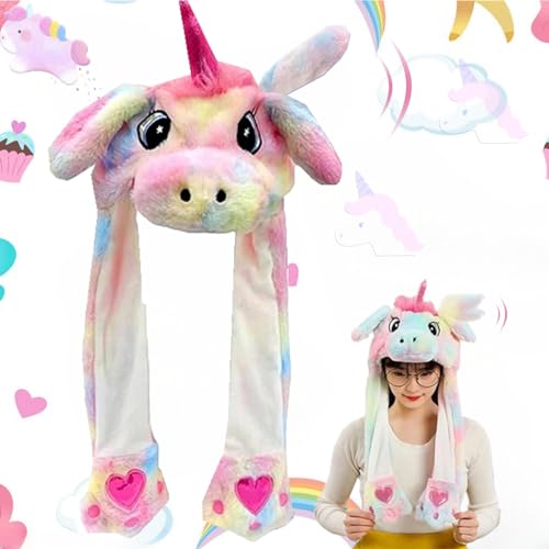 Weploda Plüsch Einhorn Hut, Mütze Mit Beweglichen Ohren, Hasenohren Plüsch Hut, Kaninchen Hut Ohren Lustige Tier Ohr, Niedlicher Hasen Plüsch Hut Für Make Up Party,Weihnachtsfeier Fasching,Karneval Weploda Plüsch Einhorn Hut, Mütze Mit Beweglichen Ohren, Hasenohren Plüsch Hut, Kaninchen Hut Ohren Lustige Tier Ohr, Niedlicher Hasen Plüsch Hut Für Make Up Party,Weihnachtsfeier Fasching,Karneval von Weploda