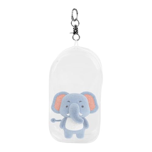 Weppduk Transparente Figuren-Display-Tasche, durchsichtiges PVC, staubdicht, Sammlerstück-Vitrine, wasserabweisend, Reißverschluss, Kartenhalter, Datenkabel-Organizer für Kinder Weppduk Transparente Figuren-Display-Tasche, durchsichtiges PVC, staubdicht, Sammlerstück-Vitrine, wasserabweisend, Reißverschluss, Kartenhalter, Datenkabel-Organizer für Kinder von Weppduk