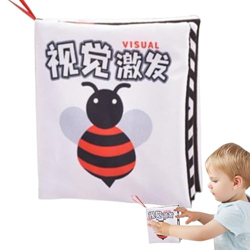 Weppduk Weiches Babybuch, buntes weiches Stoffbuch, interaktives Baby-Buch, leicht zu greifende Knisterbücher zum Ziehen, , 9 Monate, verbessert Beobachtung und Fähigkeiten Weppduk Weiches Babybuch, buntes weiches Stoffbuch, interaktives Baby-Buch, leicht zu greifende Knisterbücher zum Ziehen, , 9 Monate, verbessert Beobachtung und Fähigkeiten von Weppduk