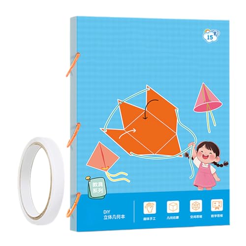Pull String 3D Geometry Learning Book 3D Geometrie Lernbuch Mit Zugschnur Geometrische Körper Monte-ssori Mathe Spiel Mit 15 Körpern Lernspielzeug Für Lehrkräfte 5+ Jun-gen Mädchen Anfänger Pull String 3D Geometry Learning Book 3D Geometrie Lernbuch Mit Zugschnur Geometrische Körper Monte-ssori Mathe Spiel Mit 15 Körpern Lernspielzeug Für Lehrkräfte 5+ Jun-gen Mädchen Anfänger von Weqizuerqi