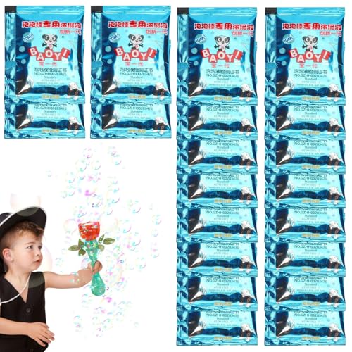 Weqizuerqi 20 Beutel Seifenblasenmaschinen Lösung Bubble Solution Nachfüller Fügen Sie Einfach Wasser Und Seifenblasenkonzentrat Für Ostergeschenke Hochzeitsgeschenke Geburtstage U Weqizuerqi 20 Beutel Seifenblasenmaschinen Lösung Bubble Solution Nachfüller Fügen Sie Einfach Wasser Und Seifenblasenkonzentrat Für Ostergeschenke Hochzeitsgeschenke Geburtstage U von Weqizuerqi