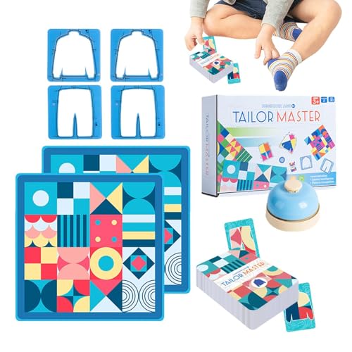Weqizuerqi 28.5 X 28.5 X 0.2 cm Tailor Master Matching Spiel Tailor Master Game Farblich Passendes Tischspiel Tailor Master Battle Tailor Master Kinderpuzzle Denk Und Konzentrationstraining Für Kind von Weqizuerqi