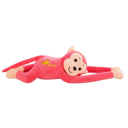 Weqizuerqi 45 X 10 X 10 cm Hängender AFFE Hanging Monkey Langarmiger AFFE Hängende Gibbons Stofftier Anhänger Fensteraffe Kindersicheres Kuscheltier Äffchen Für Kinder Mädchen Und jungens von Weqizuerqi