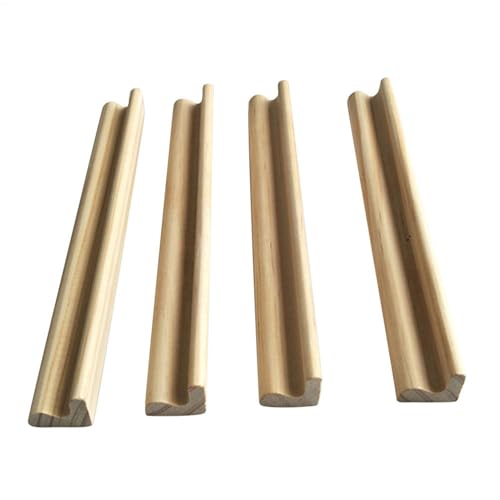 Weqizuerqi Domino Halter Ho-lz, Domino Racks, DominoStänder, Domino Tablett Aus Ho-z, Domino Fliesen Halter, 19 X2.2 X1.8 cm, Für Mexikanische Zug Dominospiele Triomino Mahjong Display Tabletts von Weqizuerqi
