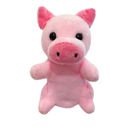 Weqizuerqi Handpuppen für Kleinkinder, Fingerpuppen für Kinder, weiche Mossetten mit weichen Fingern – Die Story Time Party fördert kleine Bauernhoffiguren für Schulen, von Weqizuerqi