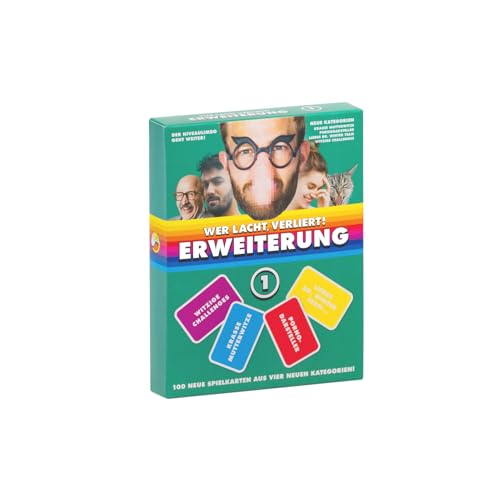 Wer lacht, verliert! - 1.ERWEITERUNG mit 100 neuen Spielkarten in Vier neuen Kategorien! Wer lacht, verliert! - 1.ERWEITERUNG mit 100 neuen Spielkarten in Vier neuen Kategorien! von Wer lacht, verliert!
