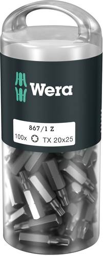 Wera 867/1 Z TORX® DIY 100 SiS 867/1 Z (100xTX10/25) DIY Box TORX-Bits Torx-Bit T 10 Werkzeugstahl von Wera