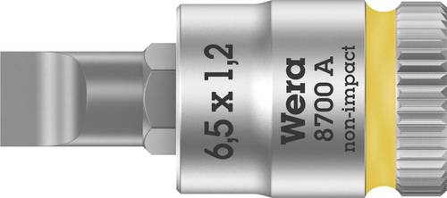 Wera 8700A FL 05003322001 Schlitz Steckschlüssel-Bit-Einsatz 6.5mm 1/4  (6.3 mm) von Wera