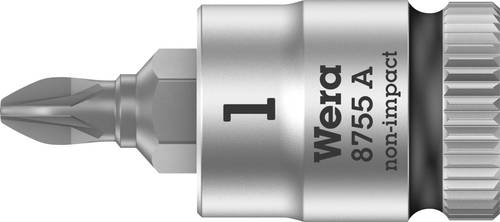 Wera 8755A 05003353001 Kreuzschlitz Pozidriv Steckschlüssel-Bit-Einsatz PZ 1 1/4  (6.3 mm) von Wera