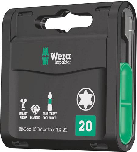 Wera Impaktor 05057772001 Bit-Set 15teilig von Wera