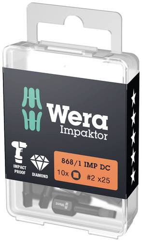 Wera Vierkant-Bit 3 D 6.3 10St. von Wera
