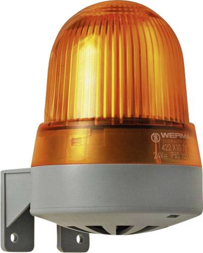 Werma Signaltechnik Kombi-Signalgeber 423.310.75 Gelb Blitzlicht 24 V/AC, 24 V/DC 92 dB von WERMA SIGNALTECHNIK