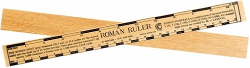Lineal aus Holz mit römischen Geschichten Lineal aus Holz mit römischen Geschichten von Westair