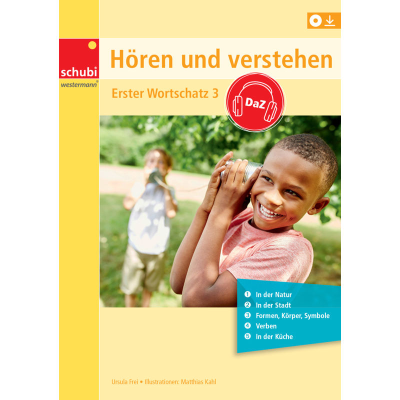 Hören und Verstehen DaZ - Erster Wortschatz, m. Audio-CDs.Bd.3 von Schubi