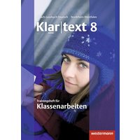 Klartext 8. Trainingsheft für Klassenarbeiten. Nordrhein-Westfalen von Westermann Schulbuchverlag