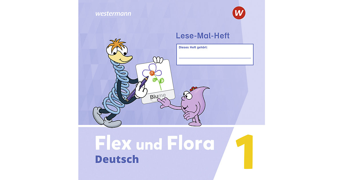 Buch - Flex und Flora - Ausgabe 2021 - Lese-Mal-Heft 1 von Westermann Verlag