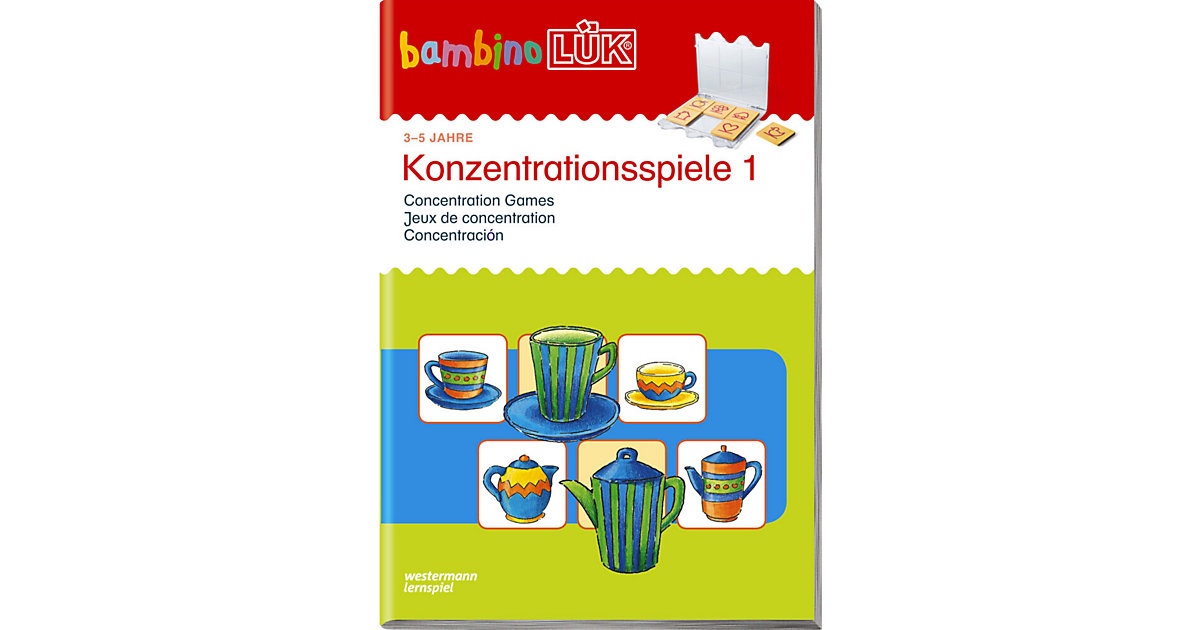 Buch - bambinoLÜK Übungsheft: Konzentrationsspiele 1 Buch - bambinoLÜK Übungsheft: Konzentrationsspiele 1 von Westermann Verlag