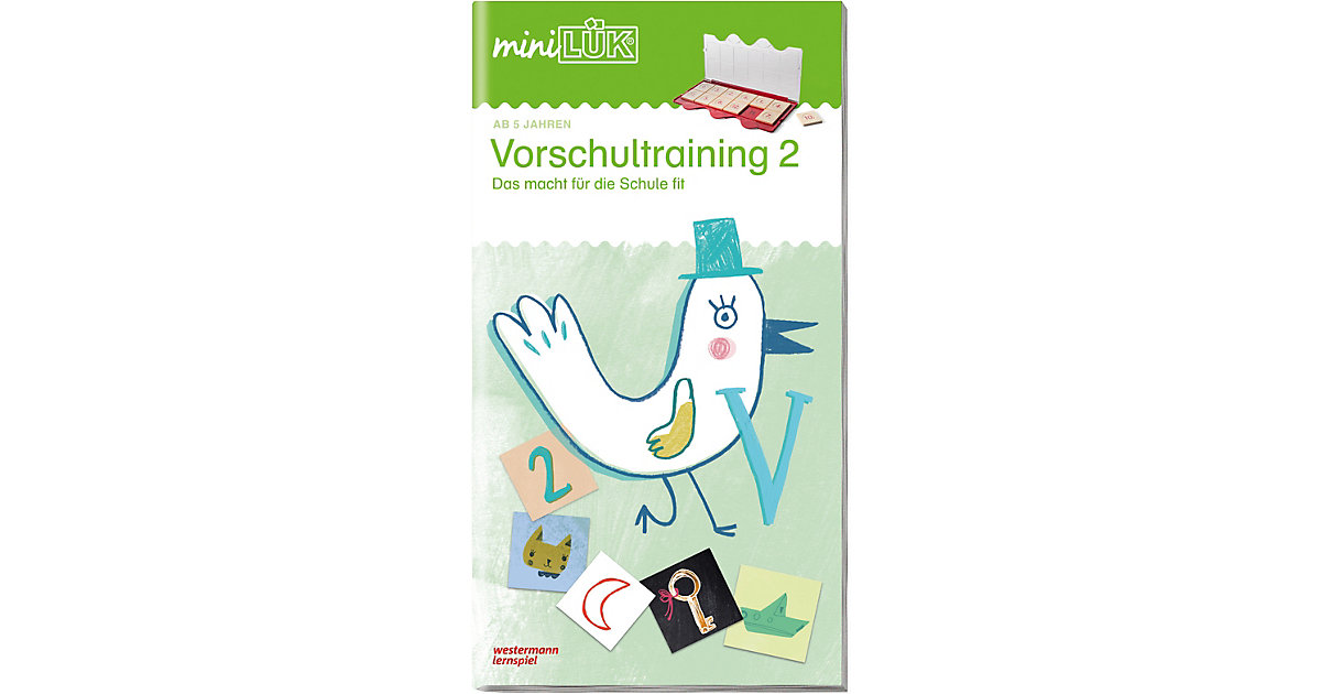 Buch - mini LÜK: Vorschultraining 2 - Das macht die Schule fit!, Übungsheft Kinder Buch - mini LÜK: Vorschultraining 2 - Das macht die Schule fit!, Übungsheft Kinder von Westermann Verlag