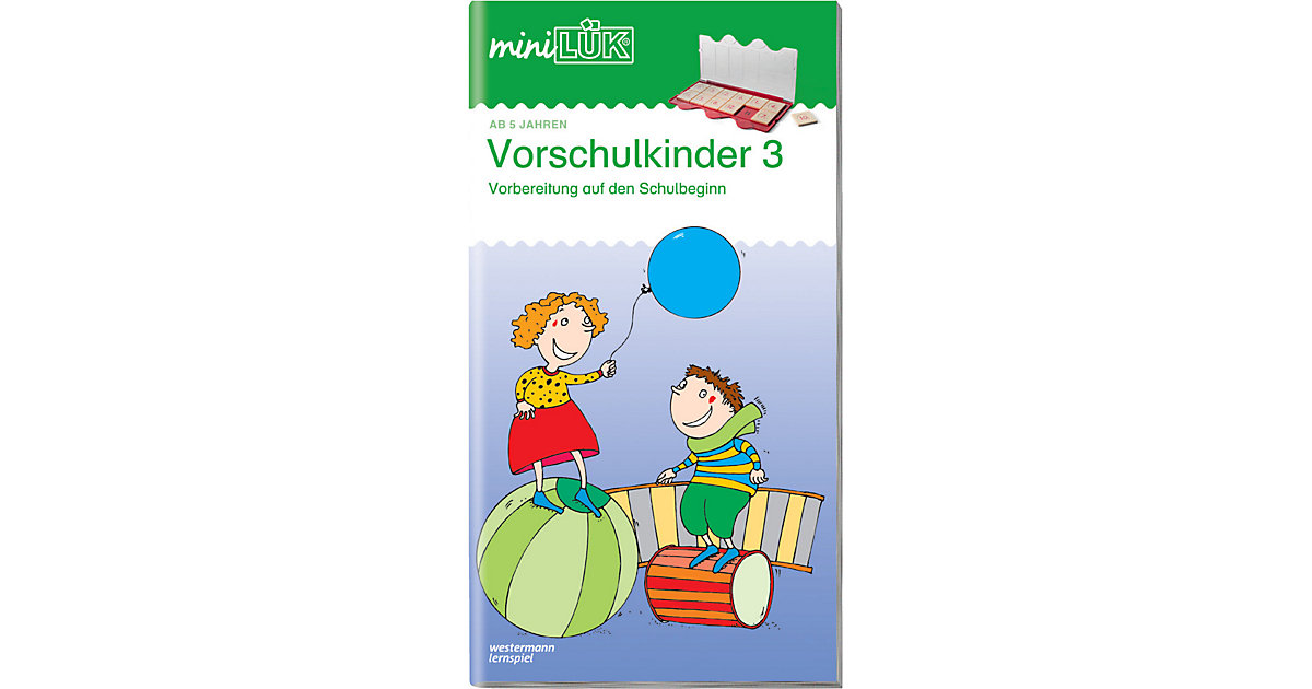 Buch - miniLÜK: Übungen Vorschulkinder 3, Übungsheft  Kinder von Westermann Verlag