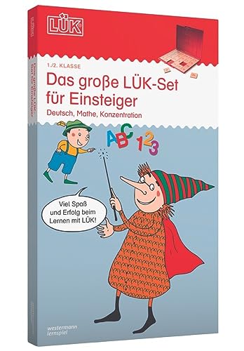 Das große LÜK-Set für Einsteiger: 1./2. Klasse - Mathematik, Deutsch, Konzentration Das große LÜK-Set für Einsteiger (LÜK-Sets: Kasten + Übungsheft/e) von LÜK