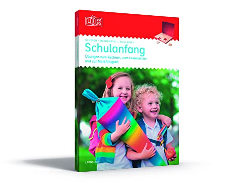 LÜK-Sets: LÜK-Set: 1. Klasse - Mathematik, Deutsch, Konzentration: Schulanfang: Das bunte Lernspiel mit lustigen Aufgaben für Schulanfänger. Übungen ... mit 24 Plättchen, ein Doppelband von Georg Westermann Verlag