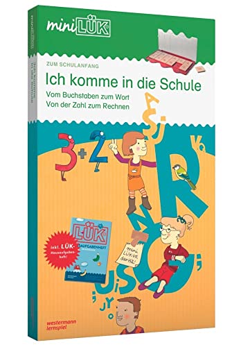 miniLÜK-Set: Vorschule/1. Klasse - Mathematik, Deutsch Ich komme in die Schule: Übungsreihen zum Schulanfang ab 6 Jahren (miniLÜK-Sets: Kasten + Übungsheft/e) von Georg Westermann Verlag