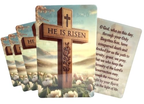 Westmon Works Heilige Osterkarten Pack laminiert He is Risen Gebetsbündel, 10 Stück Westmon Works Heilige Osterkarten Pack laminiert He is Risen Gebetsbündel, 10 Stück von Westmon Works