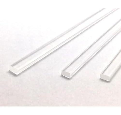 50 Stück L- 10,2 cm x 4 mm flache, transparente Stäbchen für Cake Toppers oder Lutscher – Acryl-Plexiglas-Stäbchen, transparent, klar, stark und nicht biegsam, mit einer Länge von 10,2 cm, 15,2 cm 50 Stück L- 10,2 cm x 4 mm flache, transparente Stäbchen für Cake Toppers oder Lutscher – Acryl-Plexiglas-Stäbchen, transparent, klar, stark und nicht biegsam, mit einer Länge von 10,2 cm, 15,2 cm von Weststone