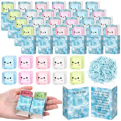 Wettarn 24 Sets positive Geschenke, Eiswürfel, Stressbälle mit Unterstützung, Geschenkboxen, Wertschätzung, Partygeschenke für Mitarbeiter, Kollegen, Freunde, Büro, inspirierende Entlastung, Fidget Wettarn 24 Sets positive Geschenke, Eiswürfel, Stressbälle mit Unterstützung, Geschenkboxen, Wertschätzung, Partygeschenke für Mitarbeiter, Kollegen, Freunde, Büro, inspirierende Entlastung, Fidget von Wettarn