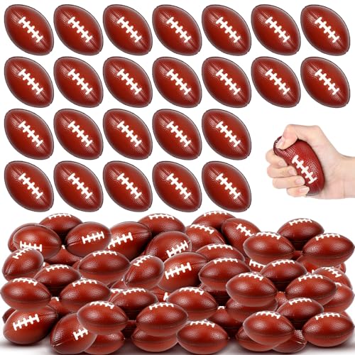 Wettarn Mini-Fußbälle aus Schaumstoff, 8,9 cm, weich, Stressspielzeug, Sportbälle für Partygeschenke, Spieldekorationen, 150 Stück (braun) von Wettarn