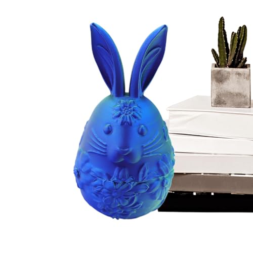 Wezalget Dekorative Ostereier, Hasen -Ostereier - Bunny Eggs Dekorative Ornamente,Leere Osterspielzeug, Tierzappwerksspielzeug, Osterkorb Stuffers, Osterhome Desk Decor für Kinder Wezalget Dekorative Ostereier, Hasen -Ostereier - Bunny Eggs Dekorative Ornamente,Leere Osterspielzeug, Tierzappwerksspielzeug, Osterkorb Stuffers, Osterhome Desk Decor für Kinder von Wezalget