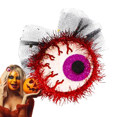 Wezalget Halloween-Glitzer-Haarspangen für Kinder | Vlies-langlebige Halloween-Haarnadel-Haarspangen | bequemes Glitzer-Haarband niedlich für Frauen und Mädchen von Wezalget
