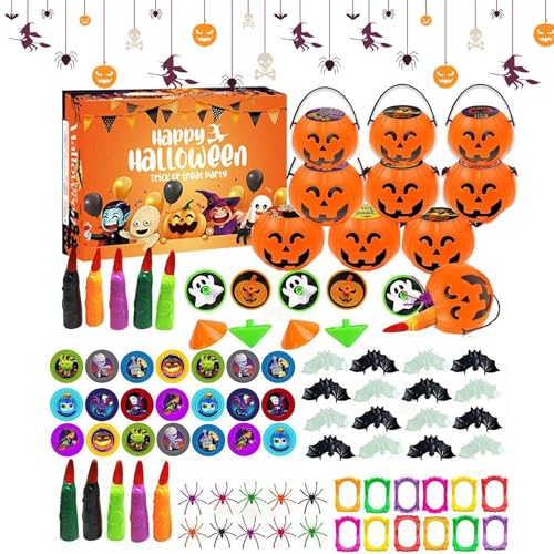Wezalget Halloween Partygeschenke Für Kinder - Spielzeug Für Halloween Fest | Streiche Deko Spiel Für Kinder Zuhause Schule Feste Wezalget Halloween Partygeschenke Für Kinder - Spielzeug Für Halloween Fest | Streiche Deko Spiel Für Kinder Zuhause Schule Feste von Wezalget