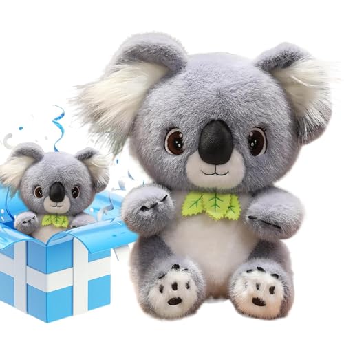 Wezalget Koala Plüschtier - Weiches Stofftier | Plüsch Spielzeug Für Zuhause Kinderzimmer Reise Wohnzimmer Klassenzimmer Spielzimmer Mädchen von Wezalget
