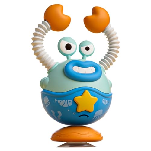 Wezalget Krabbenspielzeug für Kinder,Kinderkrabbenspielzeug - Flexibles Spielzeug mit interessanter Pieptonfunktion | Kreatives Krabbenspielzeug, interaktives Spielzeug, Lernspielzeug, lustiges von Wezalget