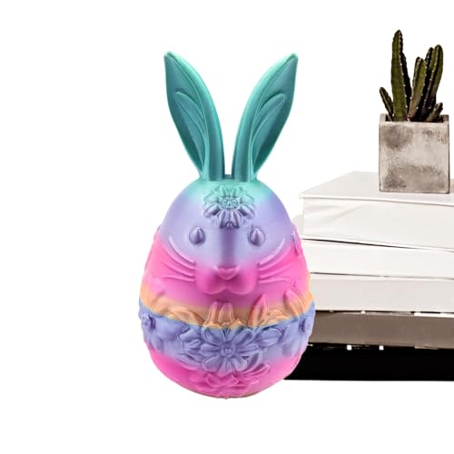 Wezalget Ostereier gefüllt, Eier für die Ostereiersuche, Dekorative Hasen -Eiersuche, Leere Osterspielzeug, Tierzappwerksspielzeug, Osterkorb Stuffers, Osterhome Desk Decor für Kinder Wezalget Ostereier gefüllt, Eier für die Ostereiersuche, Dekorative Hasen -Eiersuche, Leere Osterspielzeug, Tierzappwerksspielzeug, Osterkorb Stuffers, Osterhome Desk Decor für Kinder von Wezalget