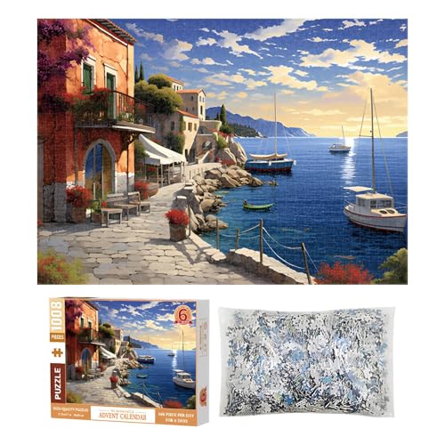 Wezalget Puzzle – Weihnachts-Countdown-Kalender, Urlaubspuzzles – natürliche Hafenlandschaft, 6 Boxen, 2024, Vintage-Feiertag, Weihnachtspuzzle, Weihnachtspuzzle für Kinder Wezalget Puzzle – Weihnachts-Countdown-Kalender, Urlaubspuzzles – natürliche Hafenlandschaft, 6 Boxen, 2024, Vintage-Feiertag, Weihnachtspuzzle, Weihnachtspuzzle für Kinder von Wezalget