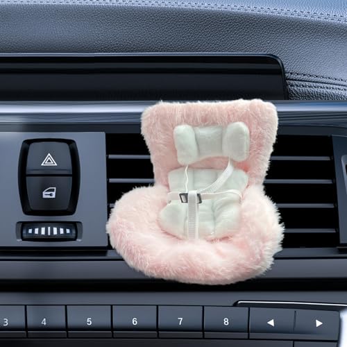 Wezalget Spielzeug Autositz - Puppensitz - Süßer 17cm Plüschsitz für Kinder Fahrzeug Deko Reisespiel von Wezalget