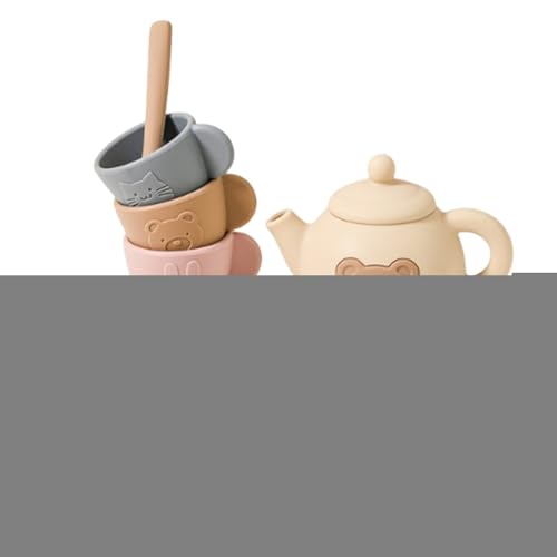 Wezalget Teeset Für Kleinkinder | Kinderküchenzubehör Rollenspielspielzeug,Motorik Lernspielzeug Rollenspiel Für Geburtstag Fest Weihnachten von Wezalget